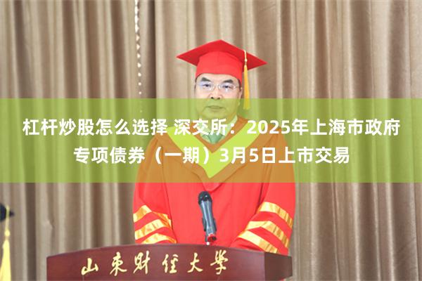 杠杆炒股怎么选择 深交所：2025年上海市政府专项债券（一期）3月5日上市交易